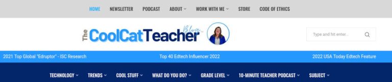 Coolcat Teacher Blog Header