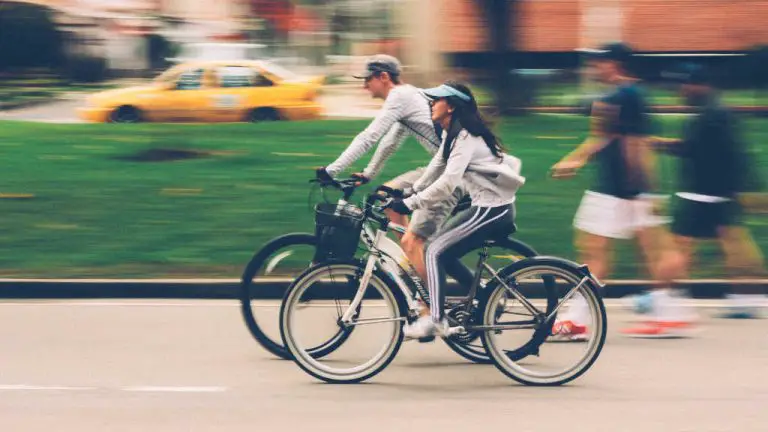 A Couple Cycling